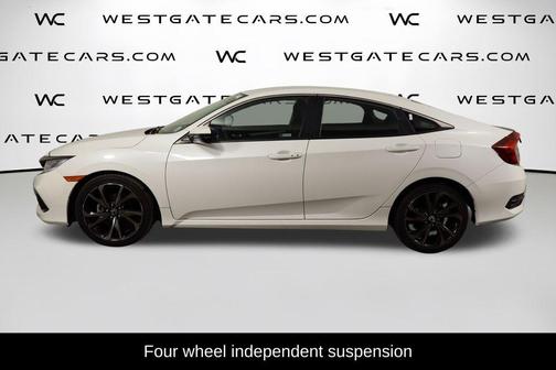 White 2021 Honda Civic Sport