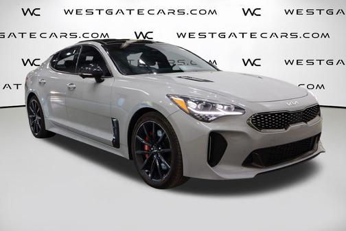Ceramic Silver 2022 Kia Stinger GT2