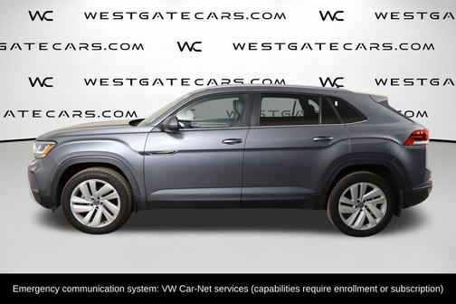 Silver Metallic 2021 Volkswagen Atlas Cross Sport 2.0T SE w/Technology 4MOTION