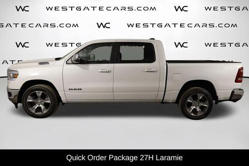 Ivory White Tri-Coat Pearlcoat 2023 RAM 1500 Laramie