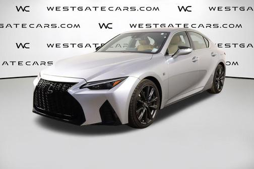 Iridium Silver 2025 Lexus IS 350 F SPORT Design