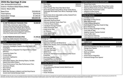 Panthera Metal Matte 2026 Kia Sportage X-Line