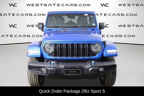 Hydro Blue Pearlcoat 2024 Jeep Wrangler 4xe Sport S