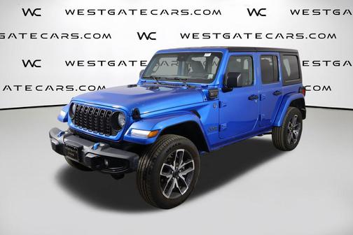 Hydro Blue Pearlcoat 2024 Jeep Wrangler 4xe Sport S