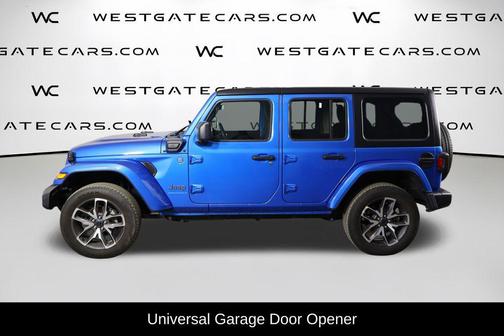 Hydro Blue Pearlcoat 2024 Jeep Wrangler 4xe Sport S