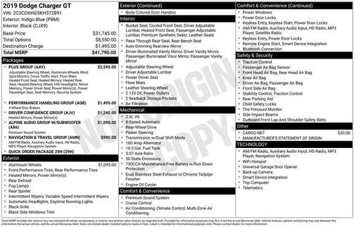2019 Dodge Charger GT