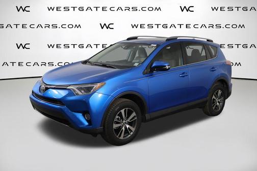 Electric Storm Blue 2018 Toyota RAV4 XLE
