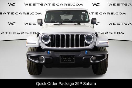 Bright White Clearcoat 2024 Jeep Wrangler 4xe Sahara