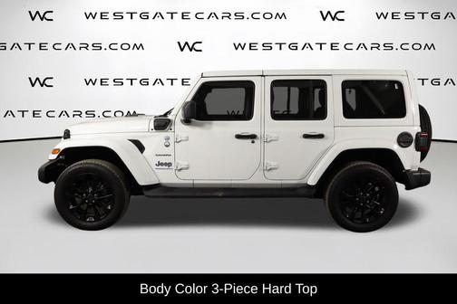 Bright White Clearcoat 2024 Jeep Wrangler 4xe Sahara