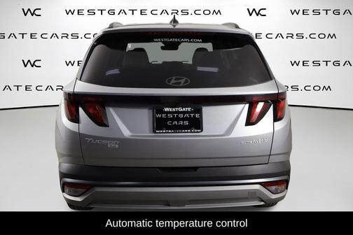 Shimmering Silver 2025 Hyundai TUCSON Hybrid Blue