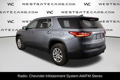 Satin Steel Metallic 2021 Chevrolet Traverse LS