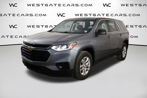 Satin Steel Metallic 2021 Chevrolet Traverse LS
