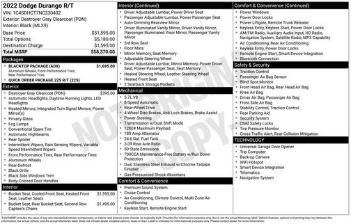 2022 Dodge Durango R/T