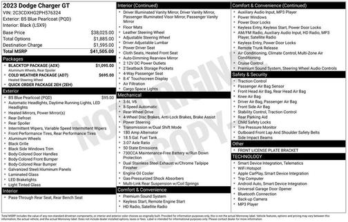 2023 Dodge Charger GT