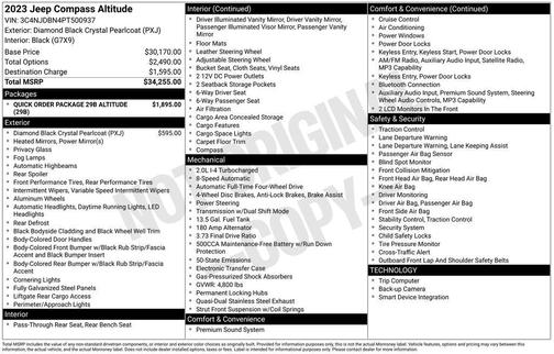 2023 Jeep Compass Altitude