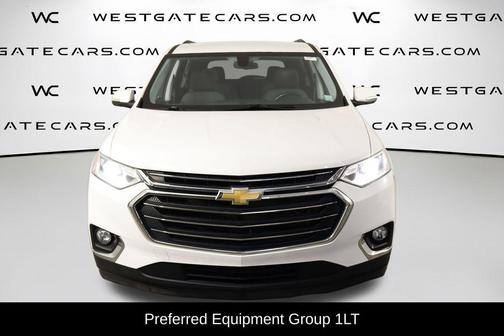 Summit White 2021 Chevrolet Traverse LT Cloth