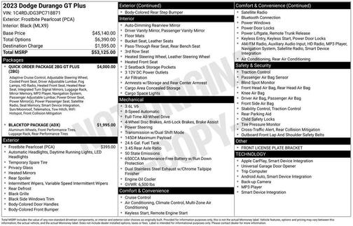 2023 Dodge Durango GT