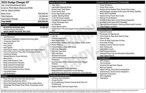 2022 Dodge Charger GT