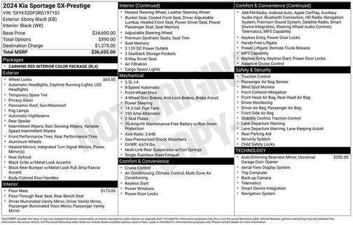 Ebony Black 2024 Kia Sportage SX-Prestige