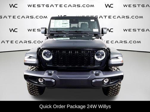 Black Clearcoat 2026 Jeep Gladiator Willys 4x4