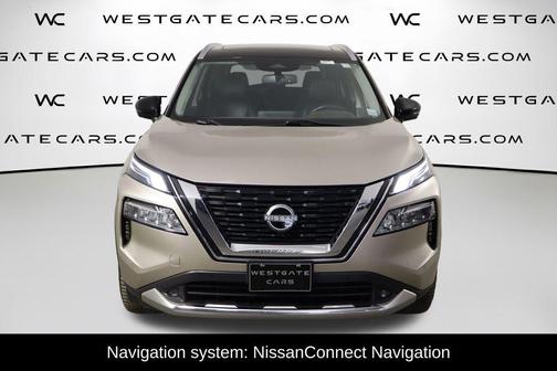 Champagne Silver Metallic/Super Black 2022 Nissan Rogue Platinum