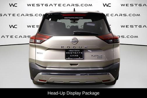 Champagne Silver Metallic/Super Black 2022 Nissan Rogue Platinum