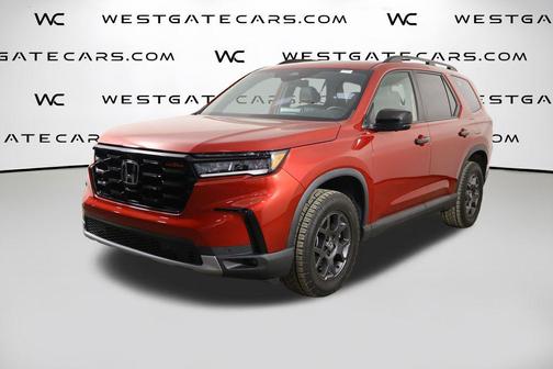 Radiant Red Metallic II 2024 Honda Pilot TrailSport