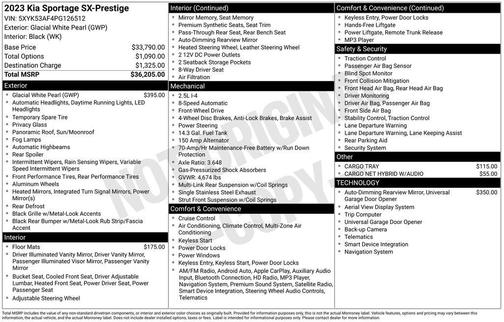 2023 Kia Sportage SX-Prestige