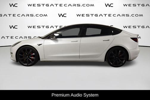 Pearl White Multi-Coat 2020 Tesla Model 3 Performance
