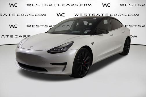 Pearl White Multi-Coat 2020 Tesla Model 3 Performance