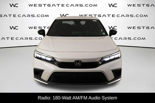 Platinum White Pearl 2022 Honda Civic Sport