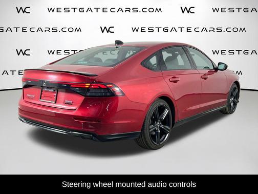 Radiant Red Metallic 2023 Honda Accord Hybrid Sport-L
