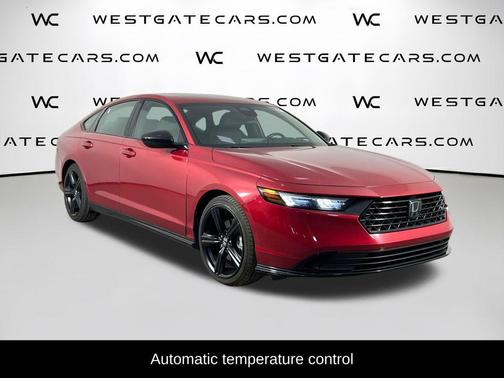 Radiant Red Metallic 2023 Honda Accord Hybrid Sport-L