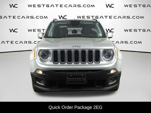 Glacier Metallic 2018 Jeep Renegade Limited