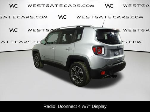 Glacier Metallic 2018 Jeep Renegade Limited