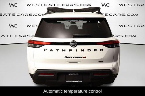 Glacier White 2025 Nissan Pathfinder Rock Creek 4WD