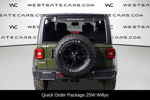 Sarge Green Clearcoat 2022 Jeep Wrangler Willys