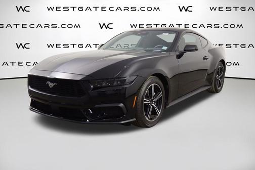 Shadow Black 2025 Ford Mustang EcoBoost