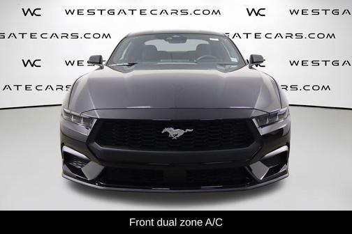 Shadow Black 2025 Ford Mustang EcoBoost