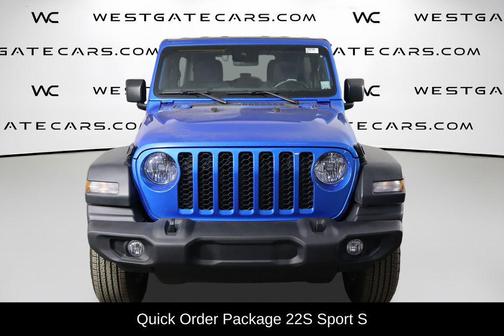 Hydro Blue Pearlcoat 2024 Jeep Wrangler Sport S