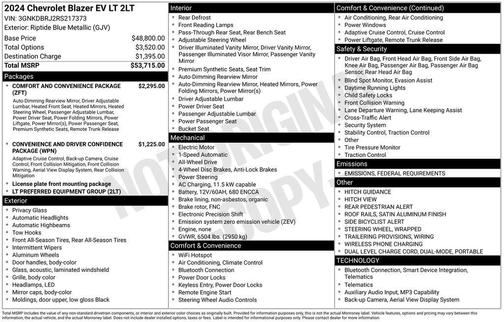 2024 Chevrolet Blazer EV LT