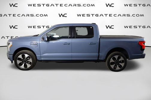 Azure Gray Metallic 2023 Ford F-150 Lightning Platinum