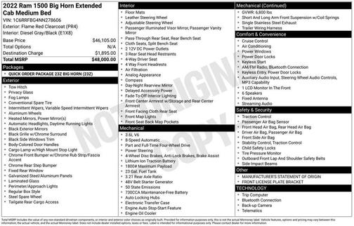 2022 RAM 1500 Big Horn