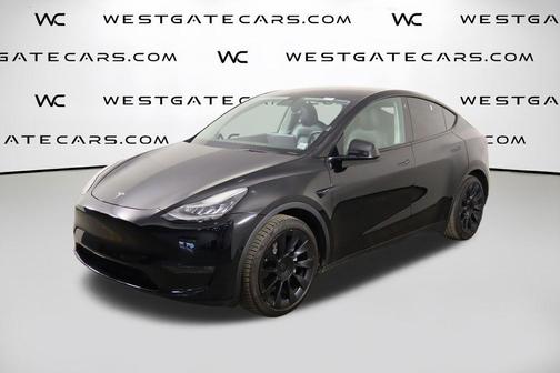 Solid Black 2021 Tesla Model Y Long Range Dual Motor All-Wheel Drive