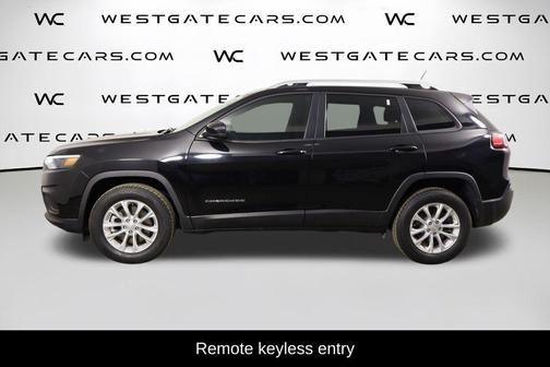 Diamond Black Crystal Pearlcoat 2021 Jeep Cherokee Latitude