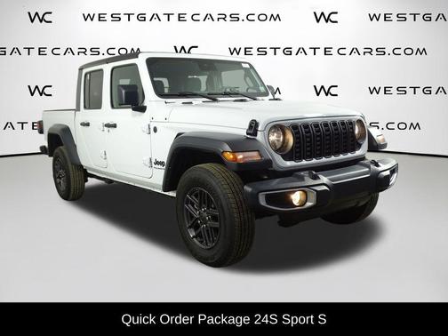 Bright White Clearcoat 2025 Jeep Gladiator Sport