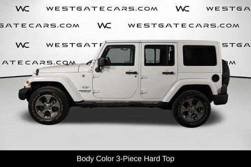 Bright White Clearcoat 2017 Jeep Wrangler Unlimited Sahara