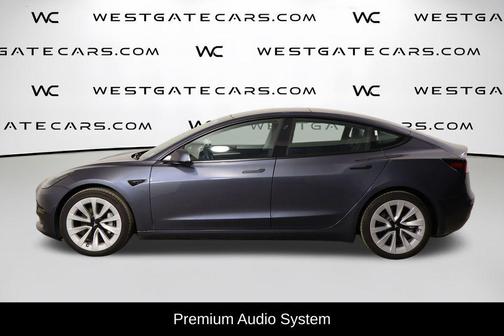 Gray 2022 Tesla Model 3 Long Range