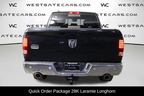 Brilliant Black Crystal Pearlcoat 2016 RAM 1500 Longhorn