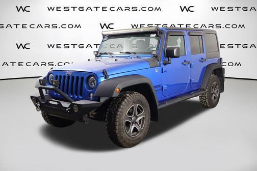 Hydro Blue Pearl Coat 2015 Jeep Wrangler Unlimited Sport